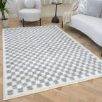 Moodi Shaggy Grey Mulberry Rug - Joe’s Haven