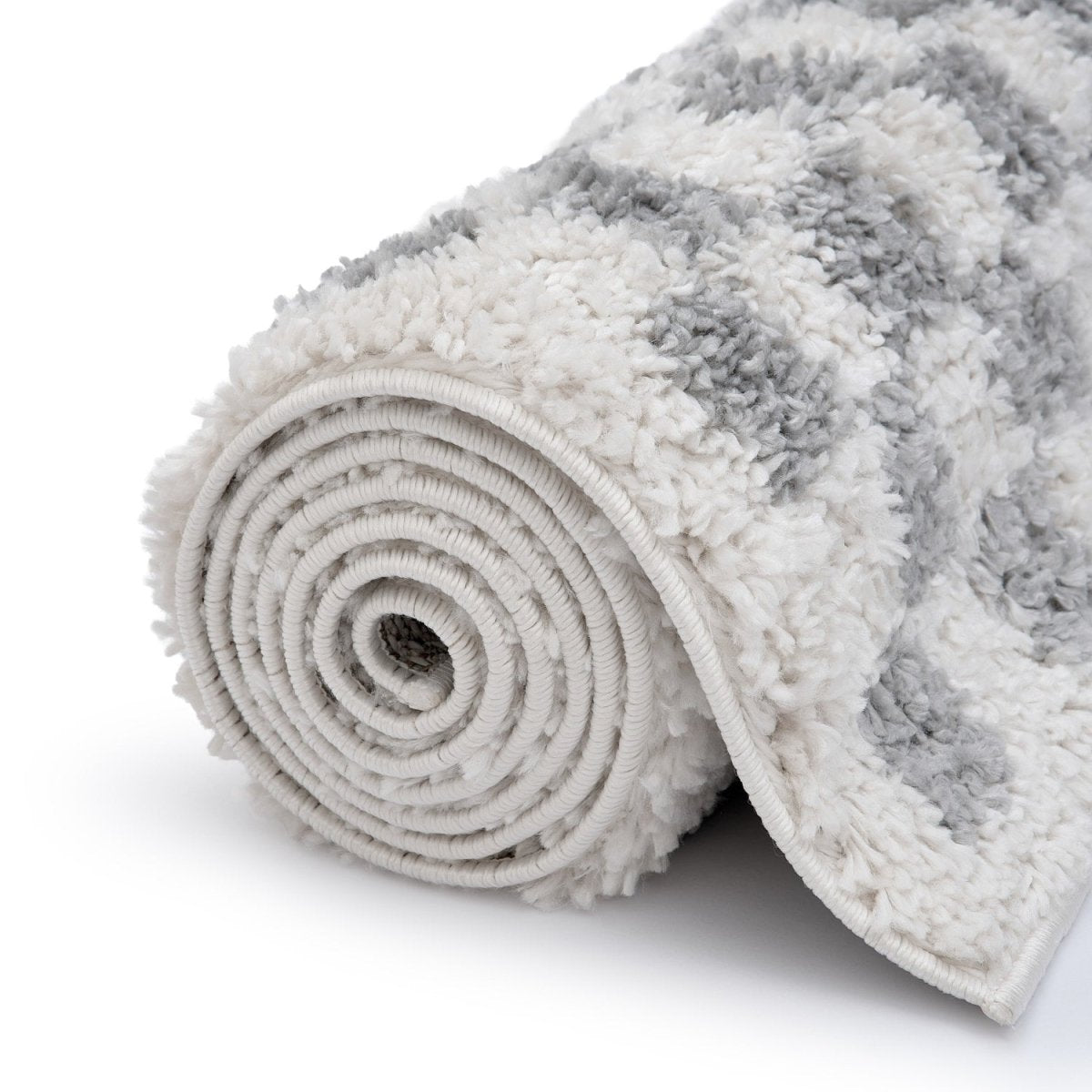 Moodi Shaggy Grey Mulberry Rug - Joe’s Haven