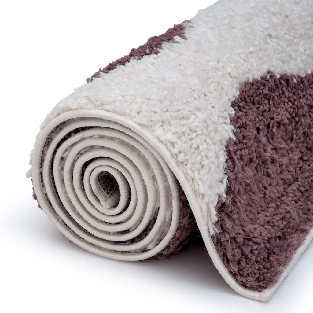 Moodi Shaggy Purple Nimbus Rug - Joe’s Haven