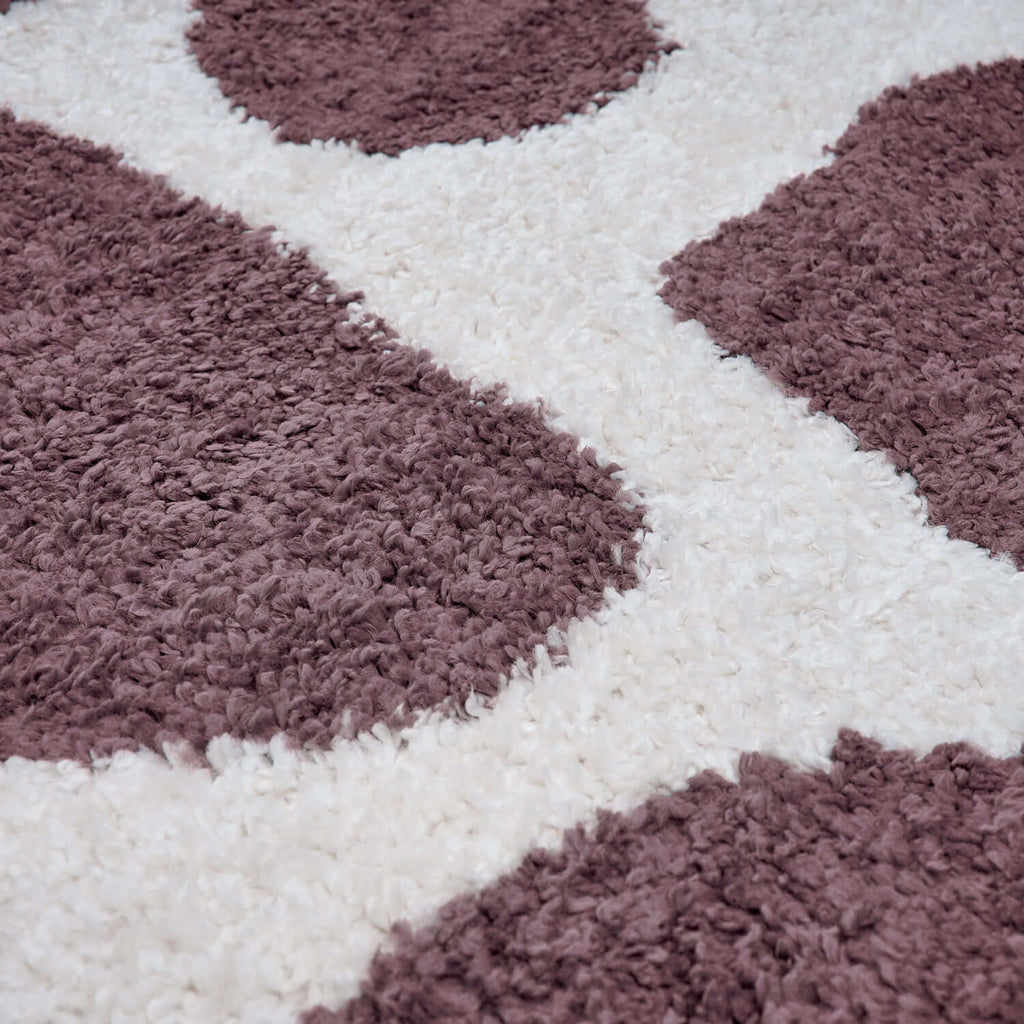Moodi Shaggy Purple Nimbus Rug - Joe’s Haven