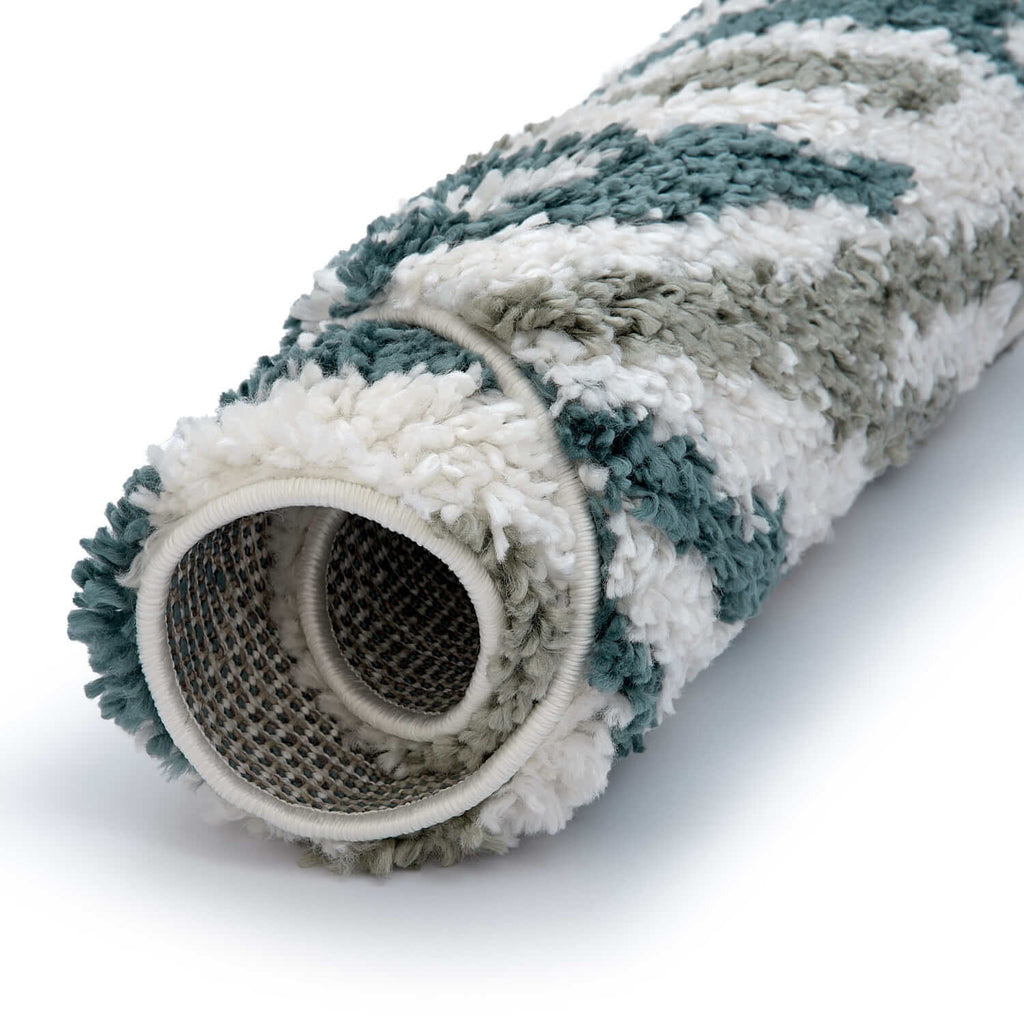 Moodi Shaggy Green Nyra Rug - Joe’s Haven