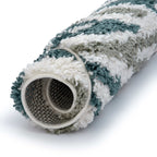 Moodi Shaggy Green Nyra Rug - Joe’s Haven