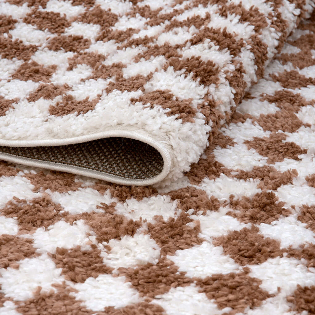Moodi Shaggy Terra Pixelate Rug - Joe’s Haven