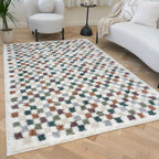 Moodi Shaggy Multicolour Pulseway Rug - Joe’s Haven