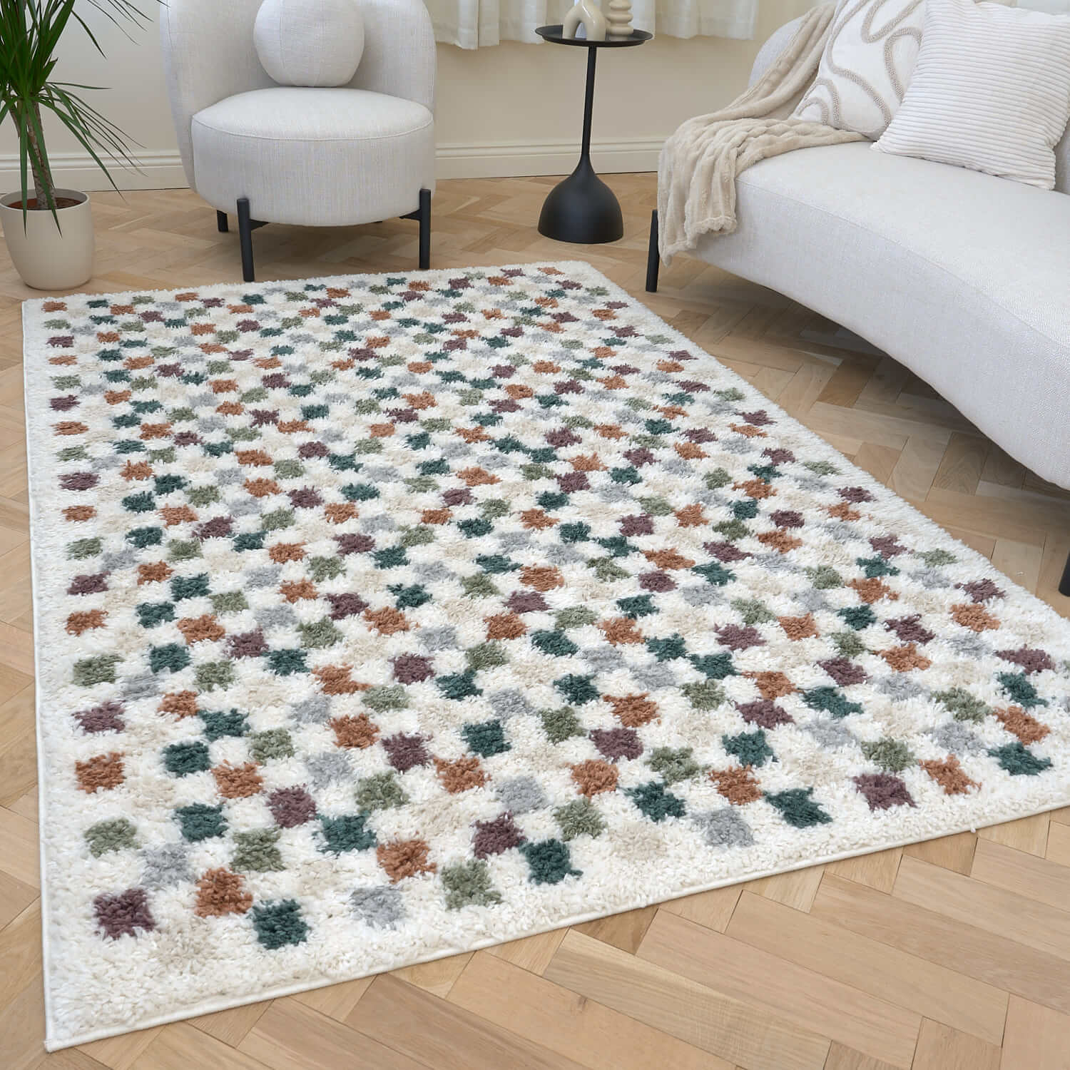Moodi Shaggy Multicolour Pulseway Rug - Joe’s Haven