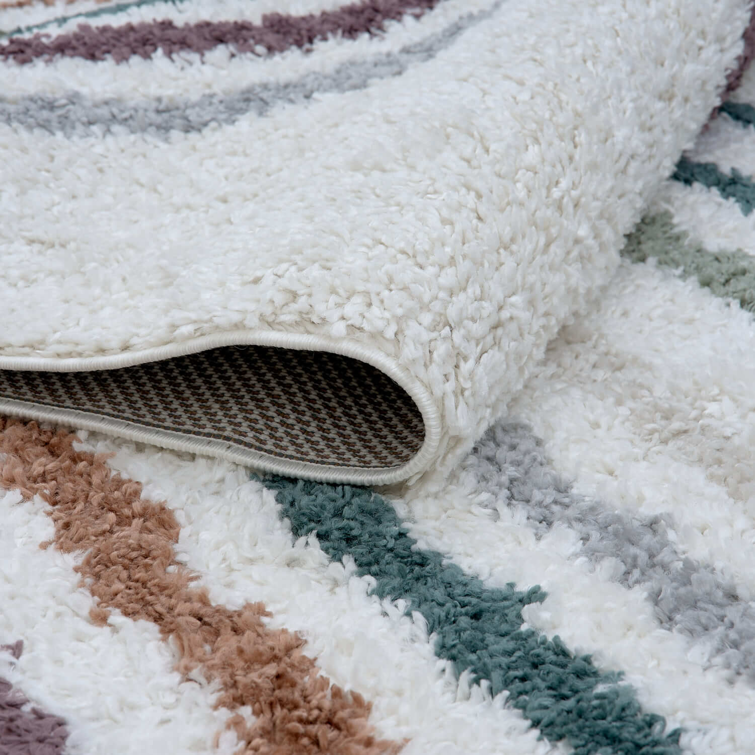 Moodi Shaggy Multicolour Raincat Rug - Joe’s Haven