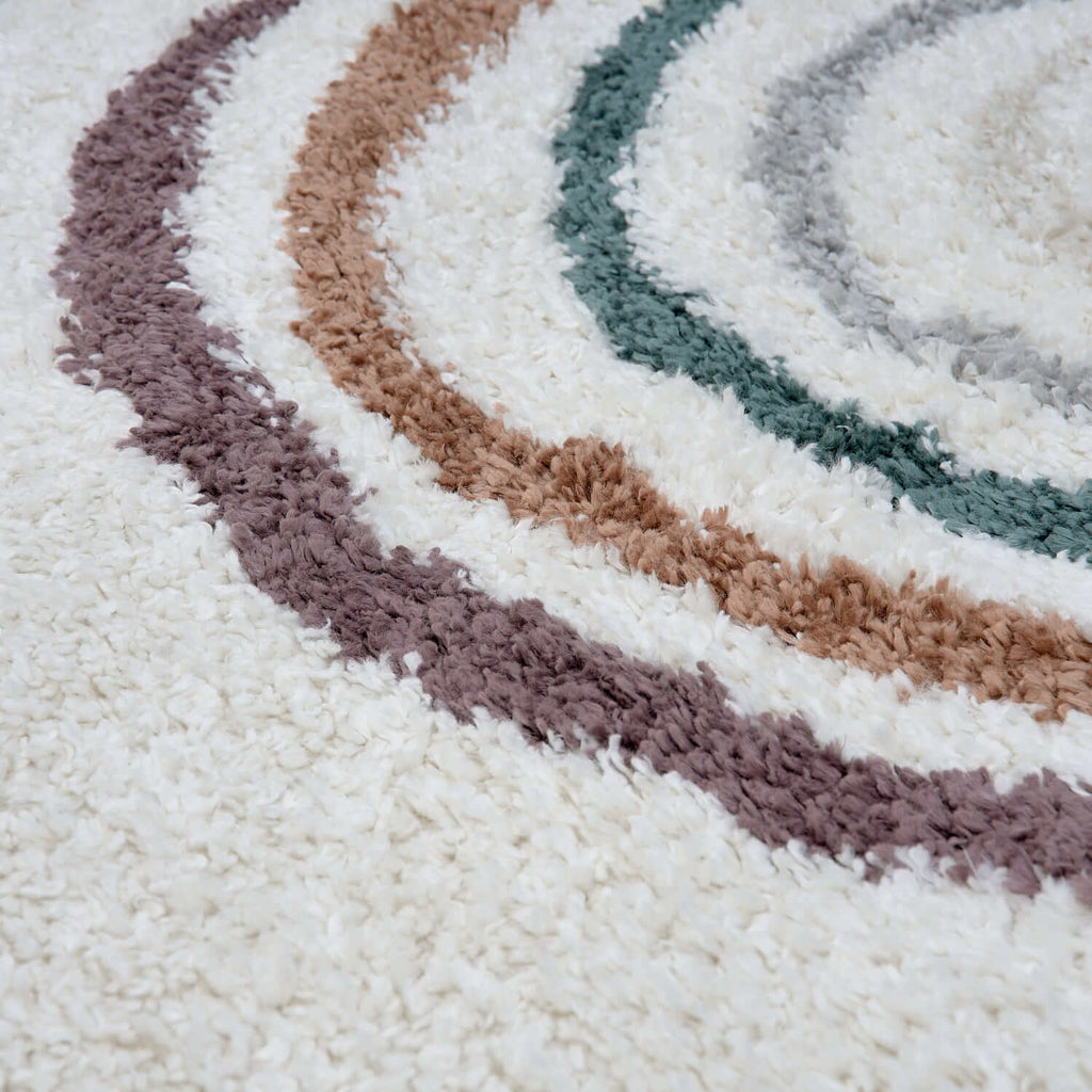 Moodi Shaggy Multicolour Raincat Rug - Joe’s Haven