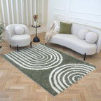 Moodi Shaggy Green Reverie Rug - Joe’s Haven