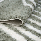Moodi Shaggy Green Reverie Rug - Joe’s Haven