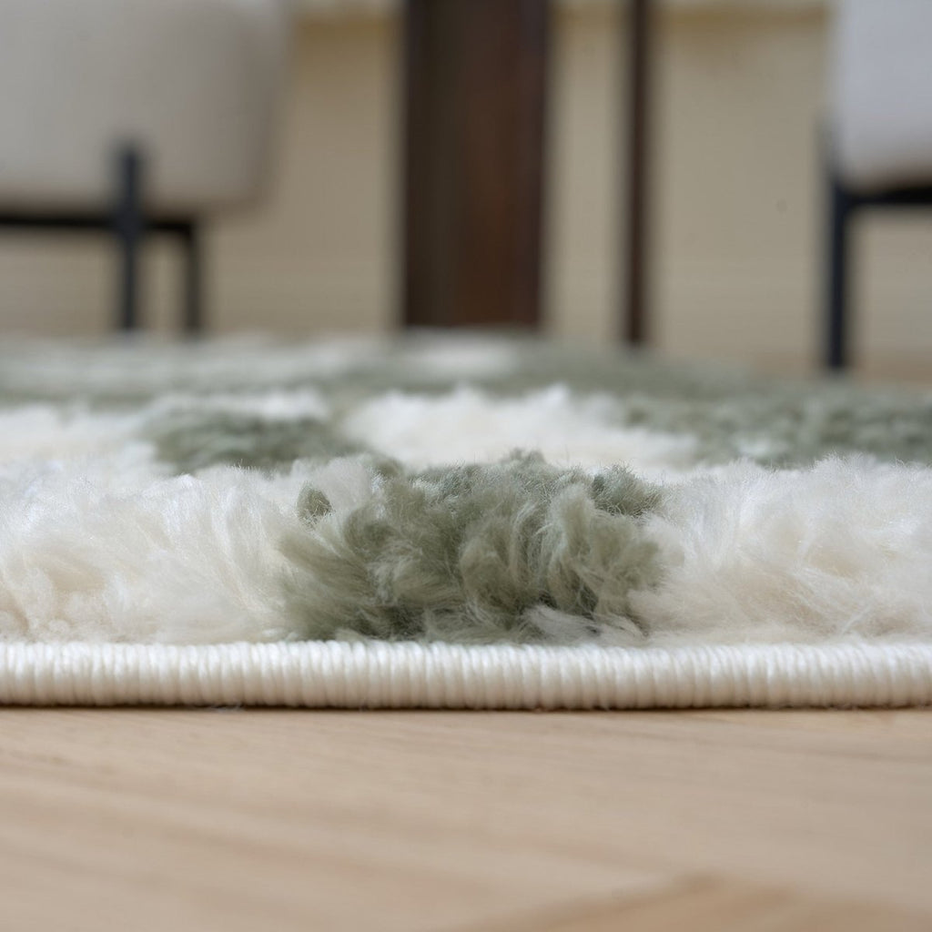 Moodi Shaggy Green Reverie Rug - Joe’s Haven