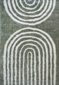 Moodi Shaggy Green Reverie Rug - Joe’s Haven