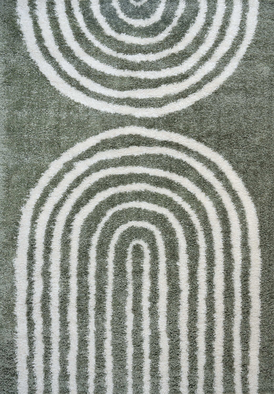 Moodi Shaggy Green Reverie Rug - Joe’s Haven