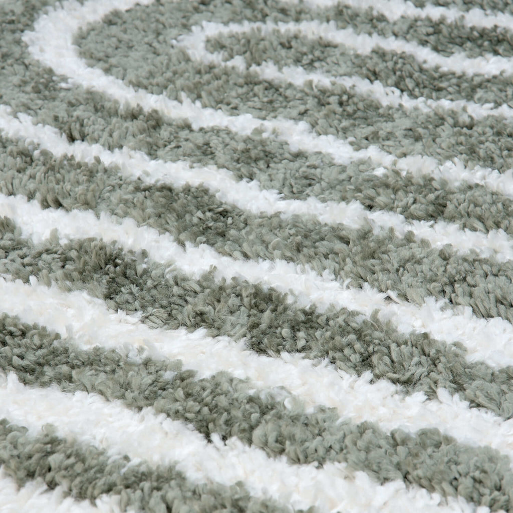 Moodi Shaggy Green Reverie Rug - Joe’s Haven
