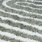 Moodi Shaggy Green Reverie Rug - Joe’s Haven