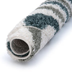 Moodi Shaggy Green Rippletide Rug - Joe’s Haven