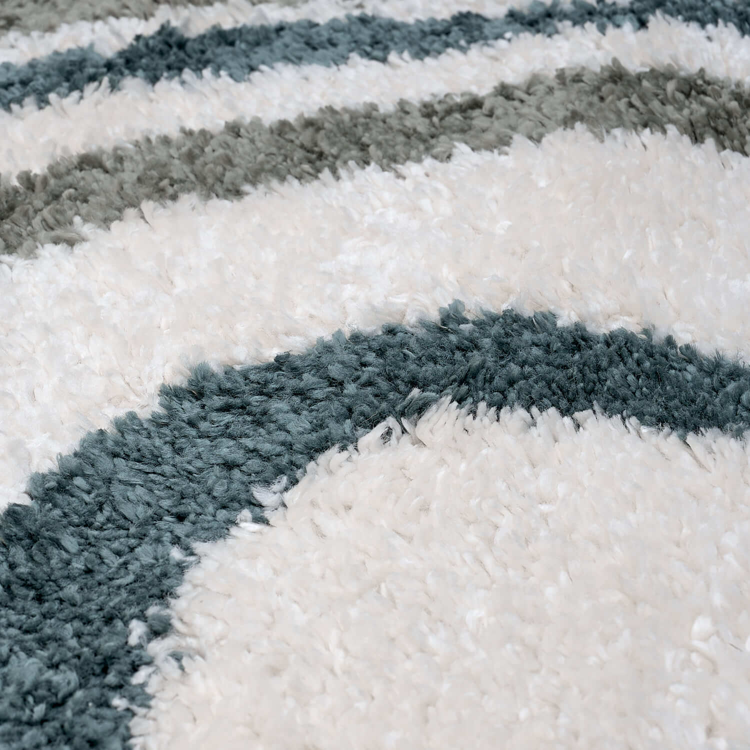 Moodi Shaggy Green Rippletide Rug - Joe’s Haven