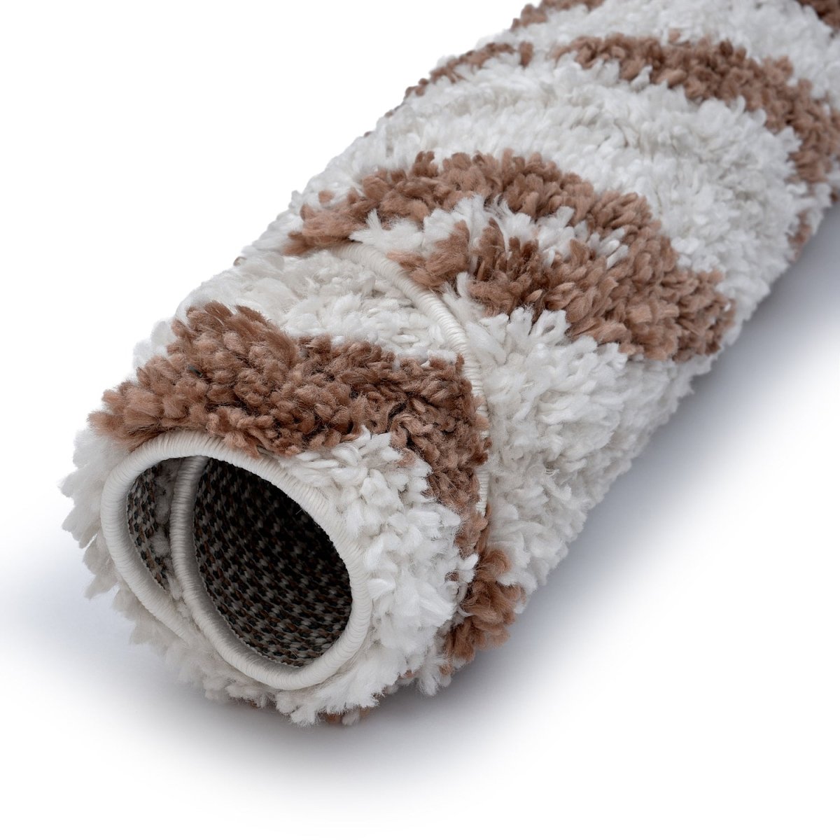Moodi Shaggy Cream/Terra Savara Rug - Joe’s Haven