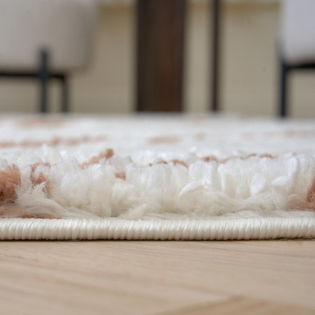 Moodi Shaggy Cream/Terra Savara Rug - Joe’s Haven