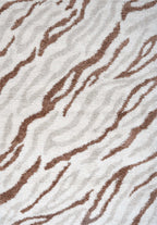 Moodi Shaggy Cream/Terra Savara Rug - Joe’s Haven