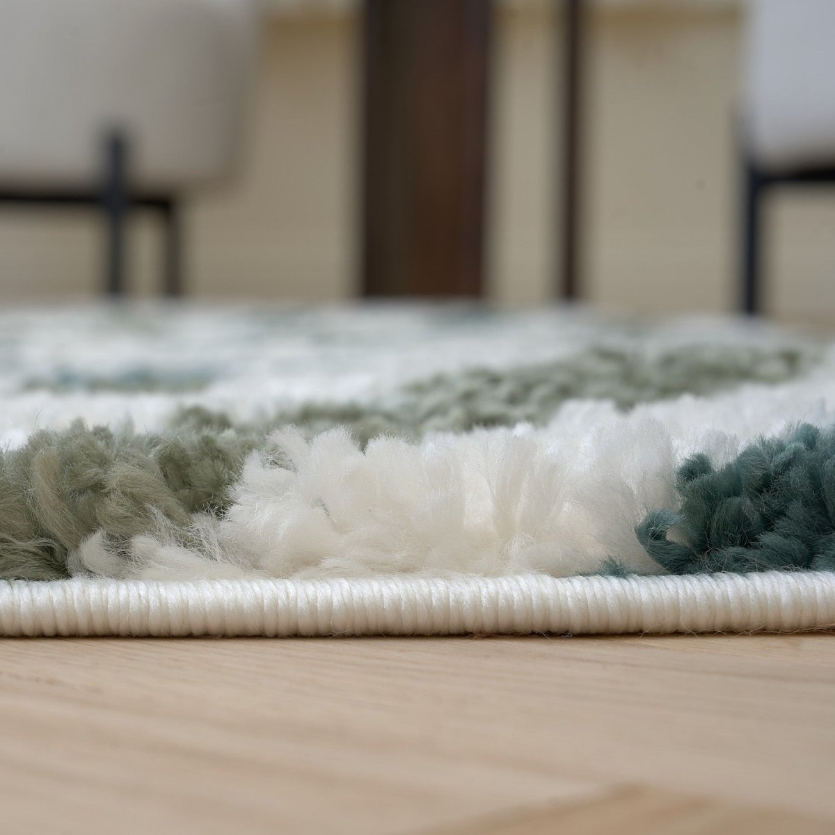 Moodi Shaggy Green Nyra Rug - Joe’s Haven