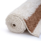 Moodi Shaggy Cream/Terra Slatefern Rug - Joe’s Haven
