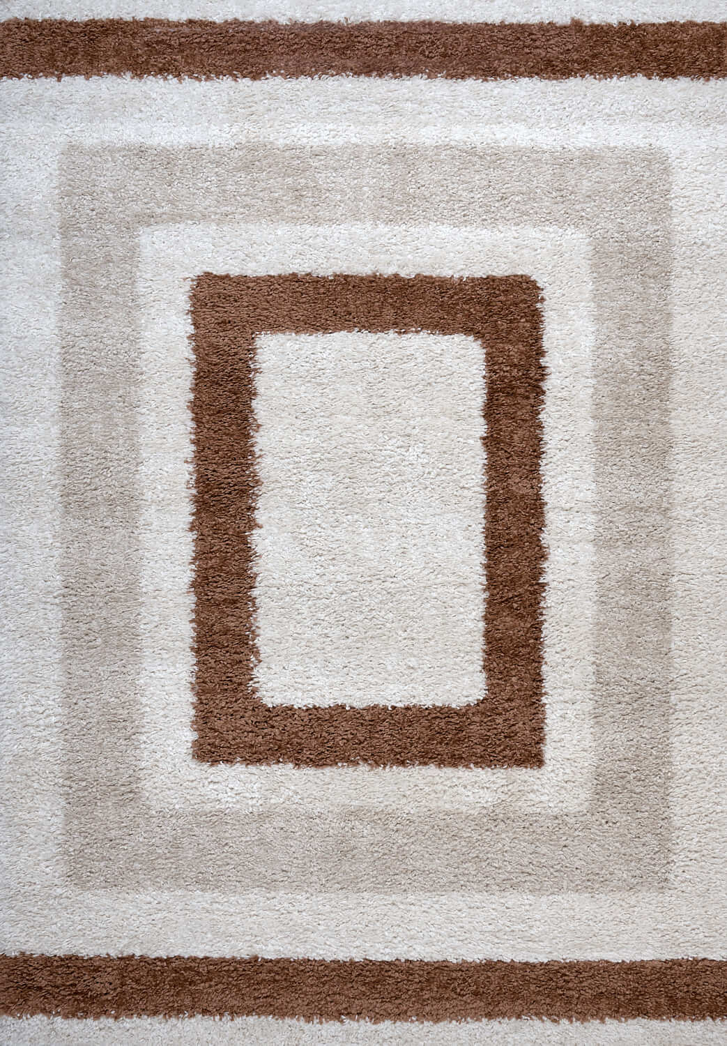 Moodi Shaggy Cream/Terra Slatefern Rug - Joe’s Haven