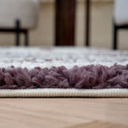 Moodi Shaggy Grey/Purple Smokeberry Rug - Joe’s Haven