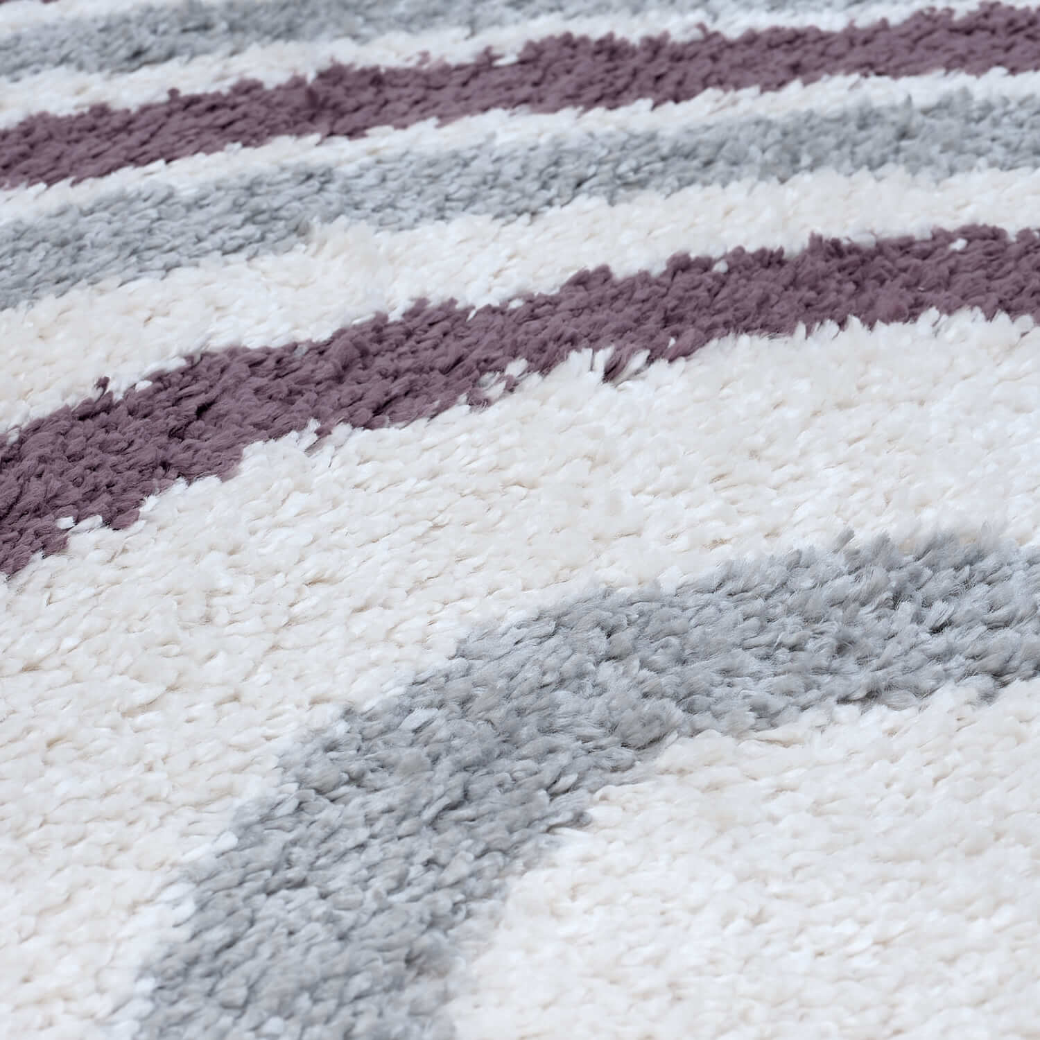 Moodi Shaggy Grey/Purple Smokeberry Rug - Joe’s Haven
