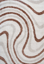 Moodi Shaggy Cream/Terra Sunhaze Rug - Joe’s Haven