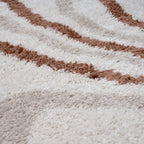 Moodi Shaggy Cream/Terra Sunhaze Rug - Joe’s Haven