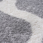 Moodi Shaggy Grey Tarn Rug - Joe’s Haven