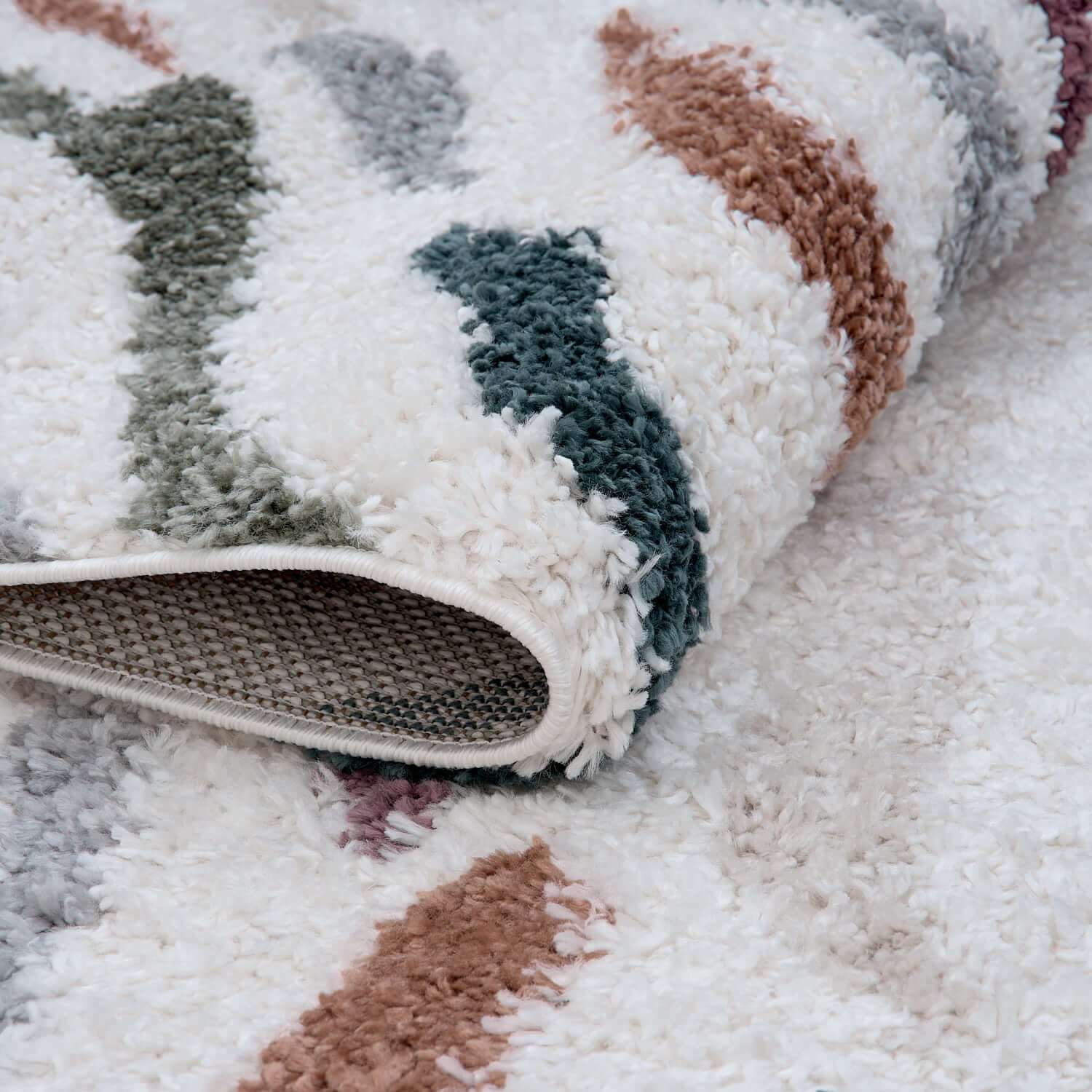 Moodi Shaggy Multicolour Tidecrest Rug - Joe’s Haven