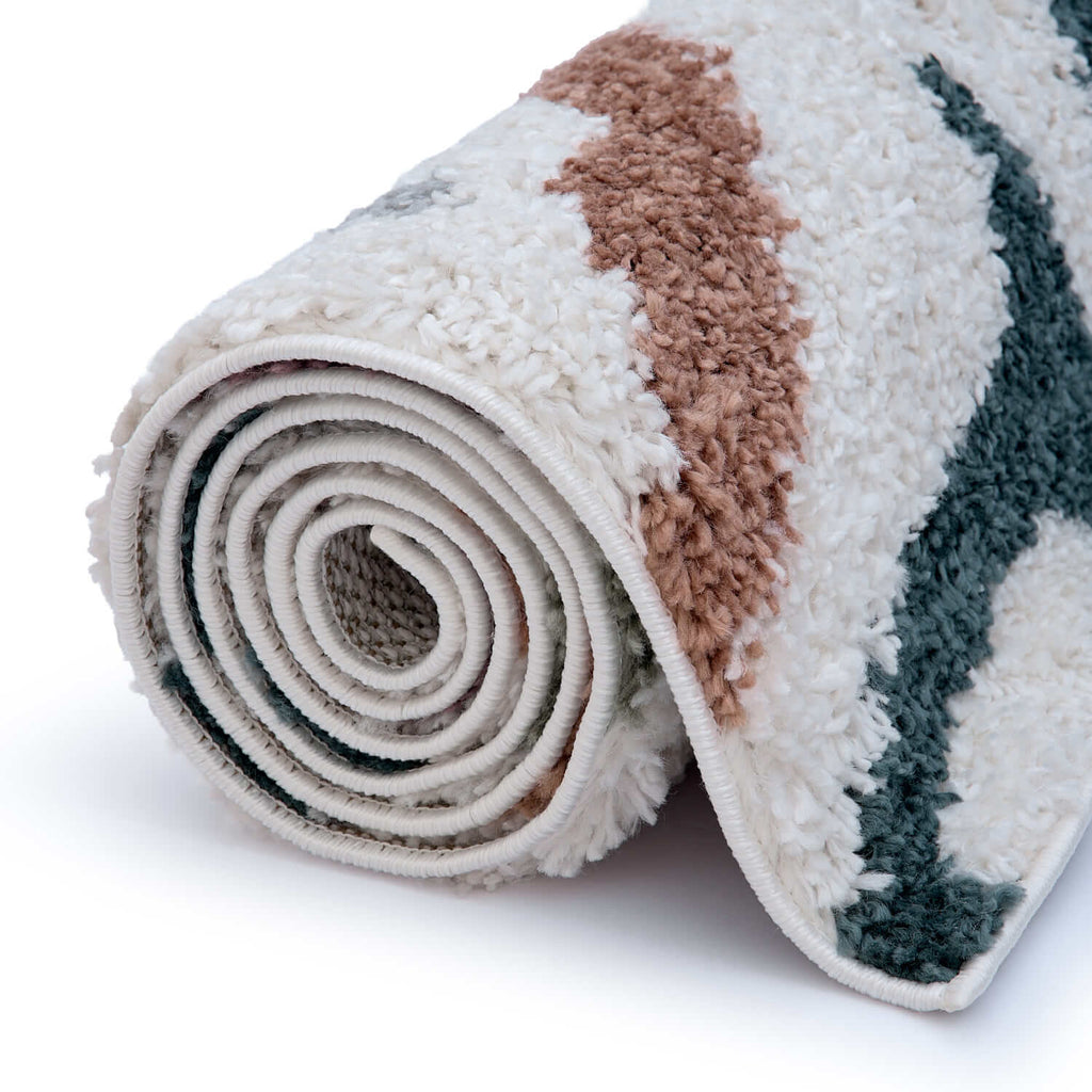 Moodi Shaggy Multicolour Tidecrest Rug - Joe’s Haven