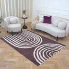 Moodi Shaggy Purple Velvetine Rug - Joe’s Haven