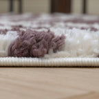 Moodi Shaggy Purple Velvetine Rug - Joe’s Haven