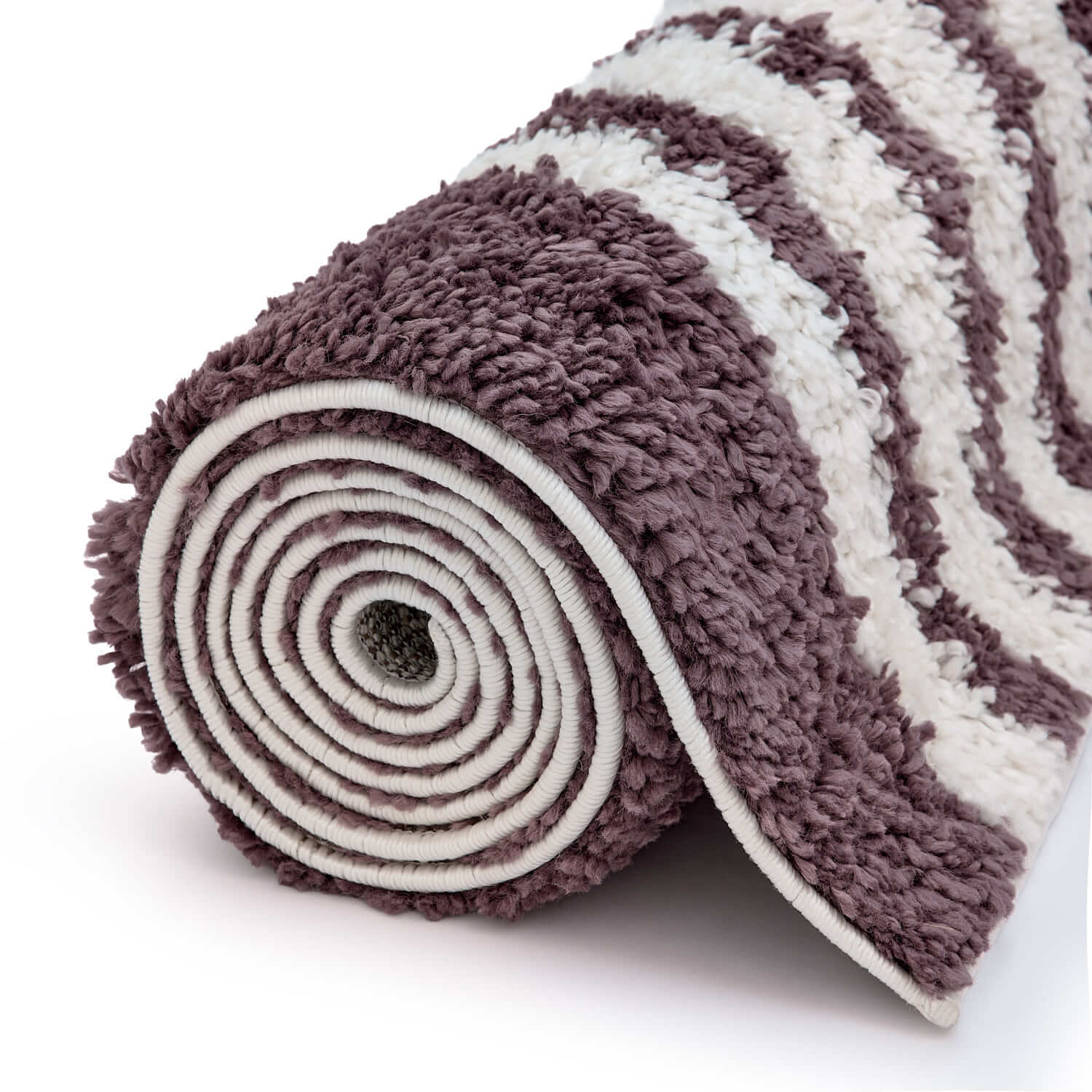 Moodi Shaggy Purple Velvetine Rug - Joe’s Haven