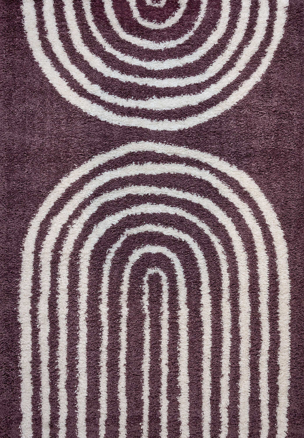 Moodi Shaggy Purple Velvetine Rug - Joe’s Haven