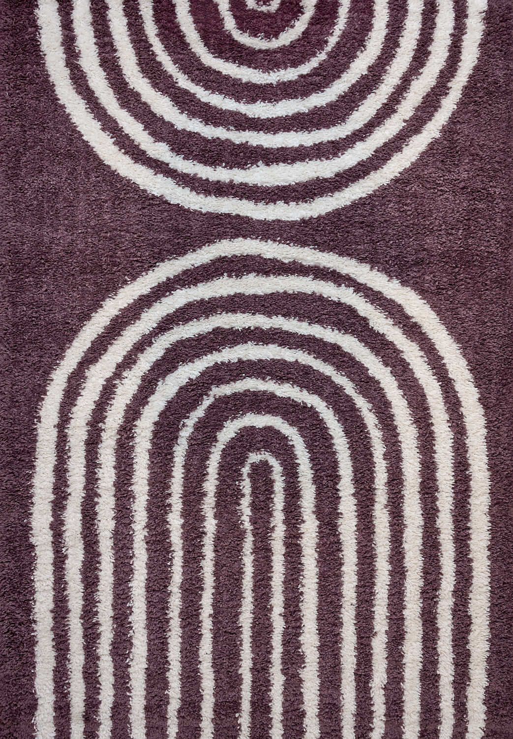 Moodi Shaggy Purple Velvetine Rug - Joe’s Haven