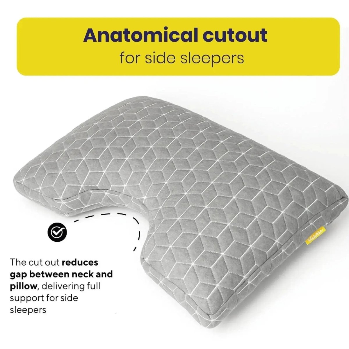 Brightr® MoonHug Adjustable Memory Foam pillow - Joe’s Haven