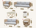 Morpheus Outdoor Rattan Sofa Set - Joe’s Haven