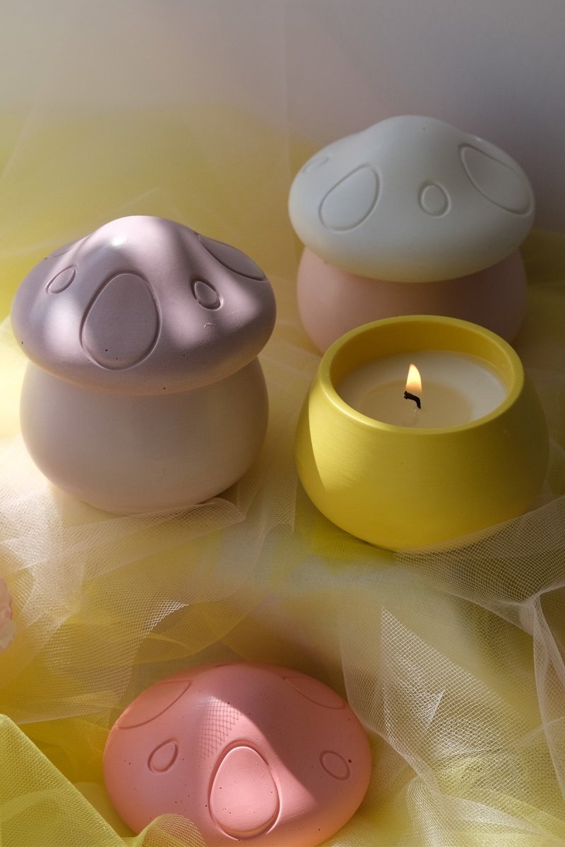 Mushroom Scented Candle - Handmade Jar - Joe’s Haven
