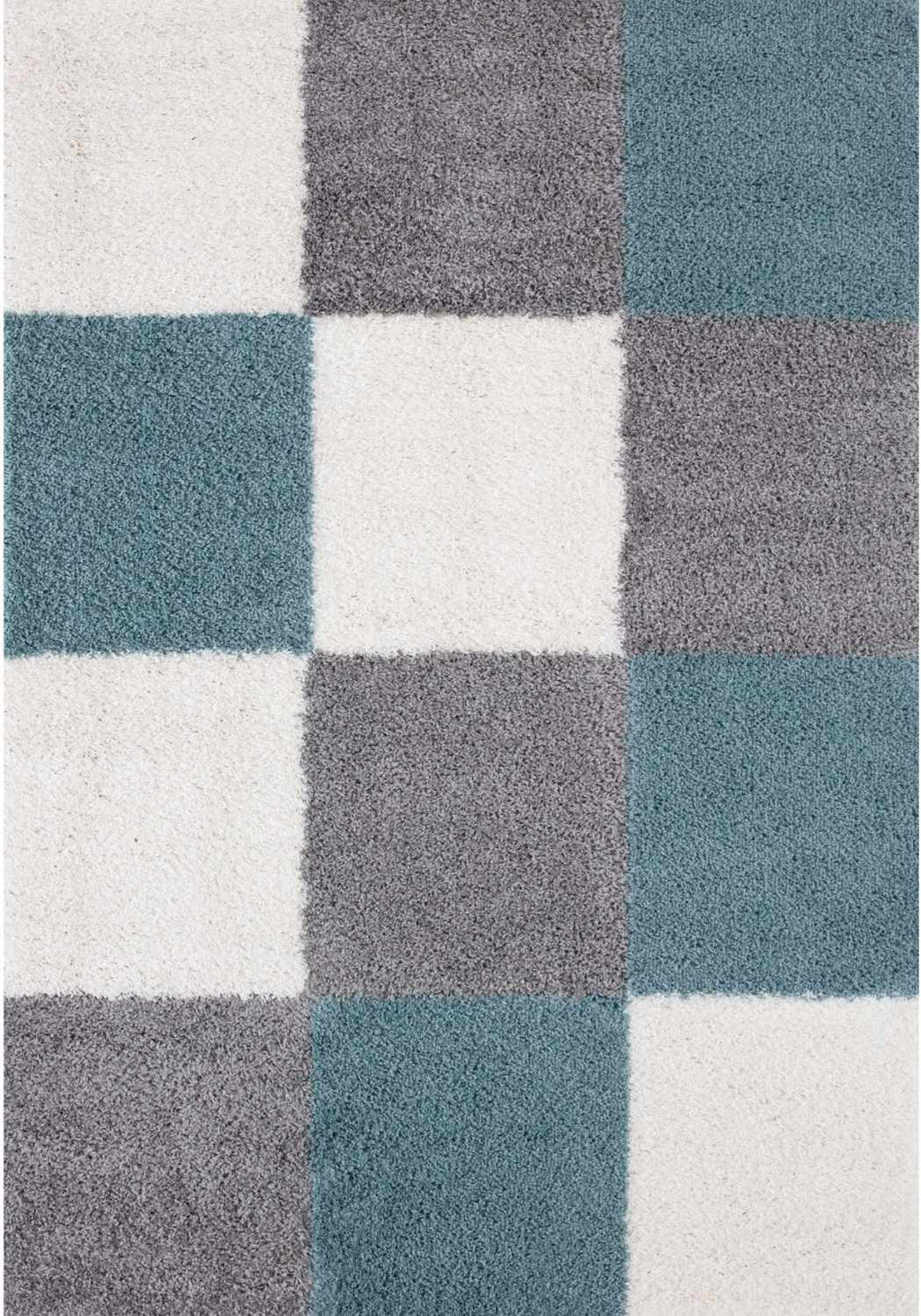 Myshaggy Geometric Duck Egg Blue Rug - Joe’s Haven