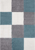 Myshaggy Geometric Duck Egg Blue Rug - Joe’s Haven