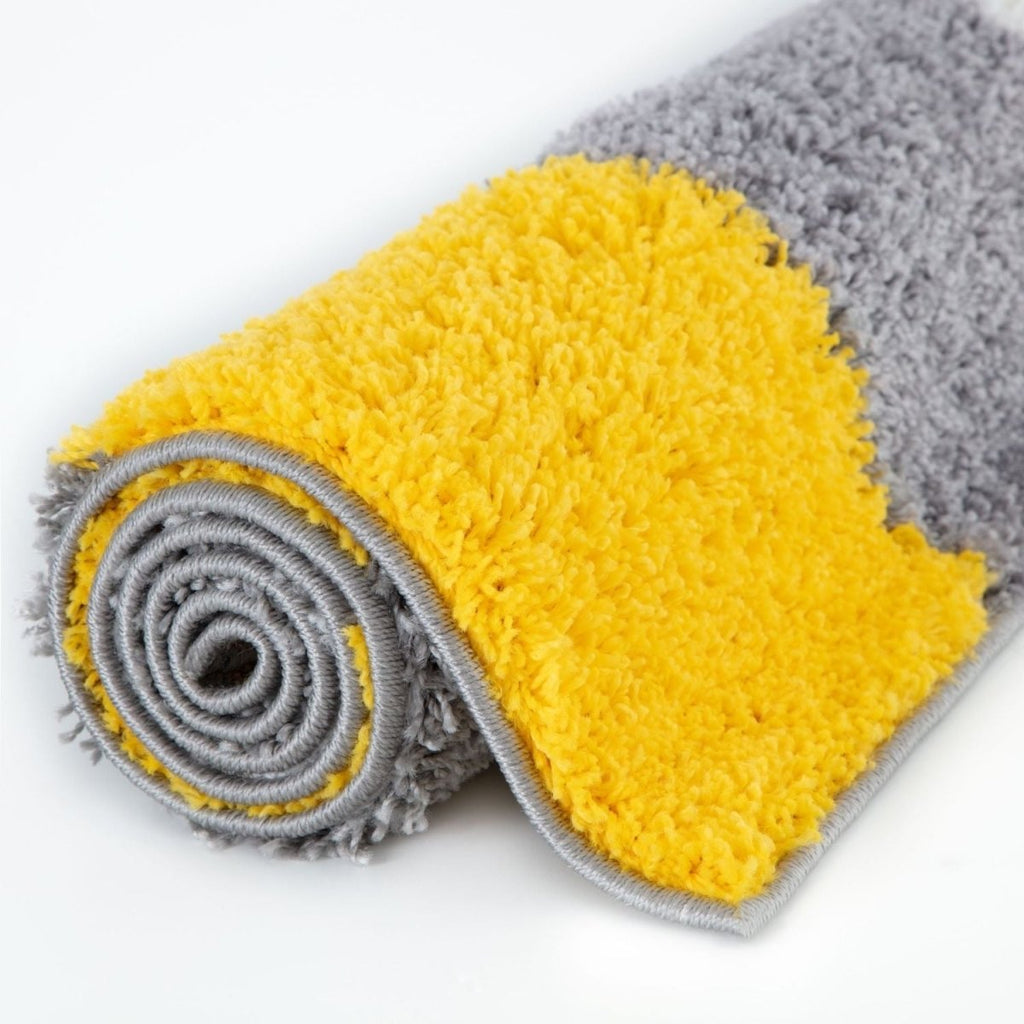 Myshaggy Geometric Yellow Rug - Joe’s Haven