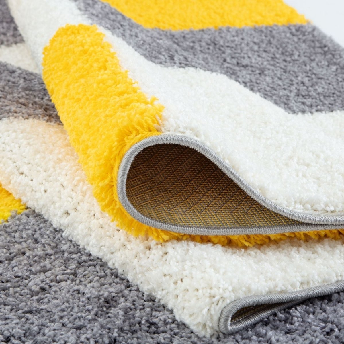 Myshaggy Geometric Yellow Rug - Joe’s Haven