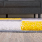 Myshaggy Geometric Yellow Rug - Joe’s Haven