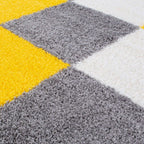 Myshaggy Geometric Yellow Rug - Joe’s Haven