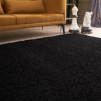 Myshaggy Solid Black Rug - Joe’s Haven