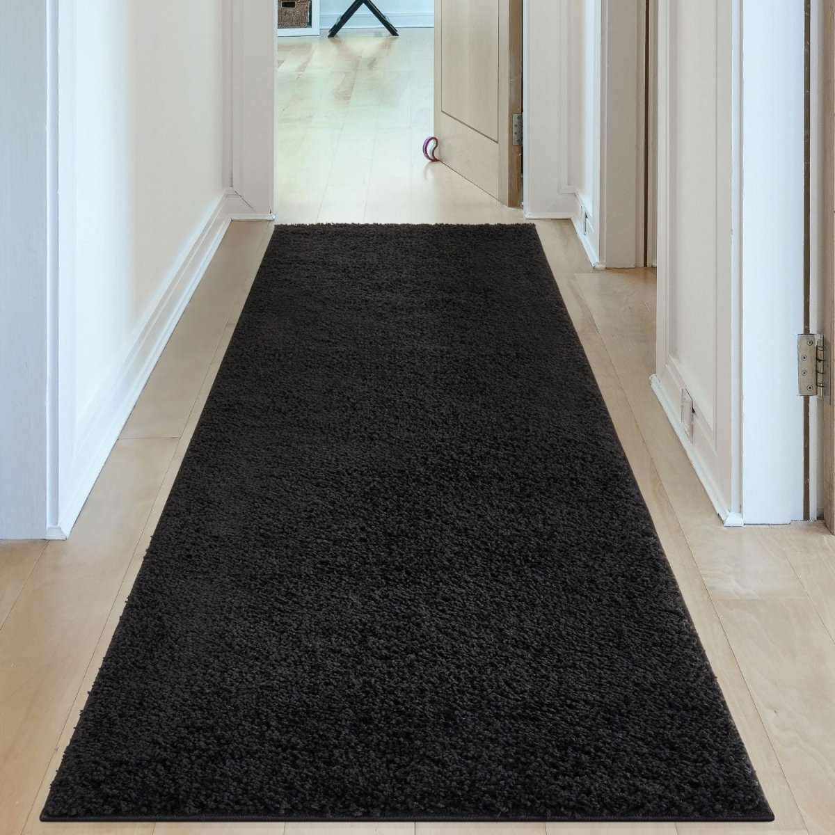 Myshaggy Solid Black Rug - Joe’s Haven