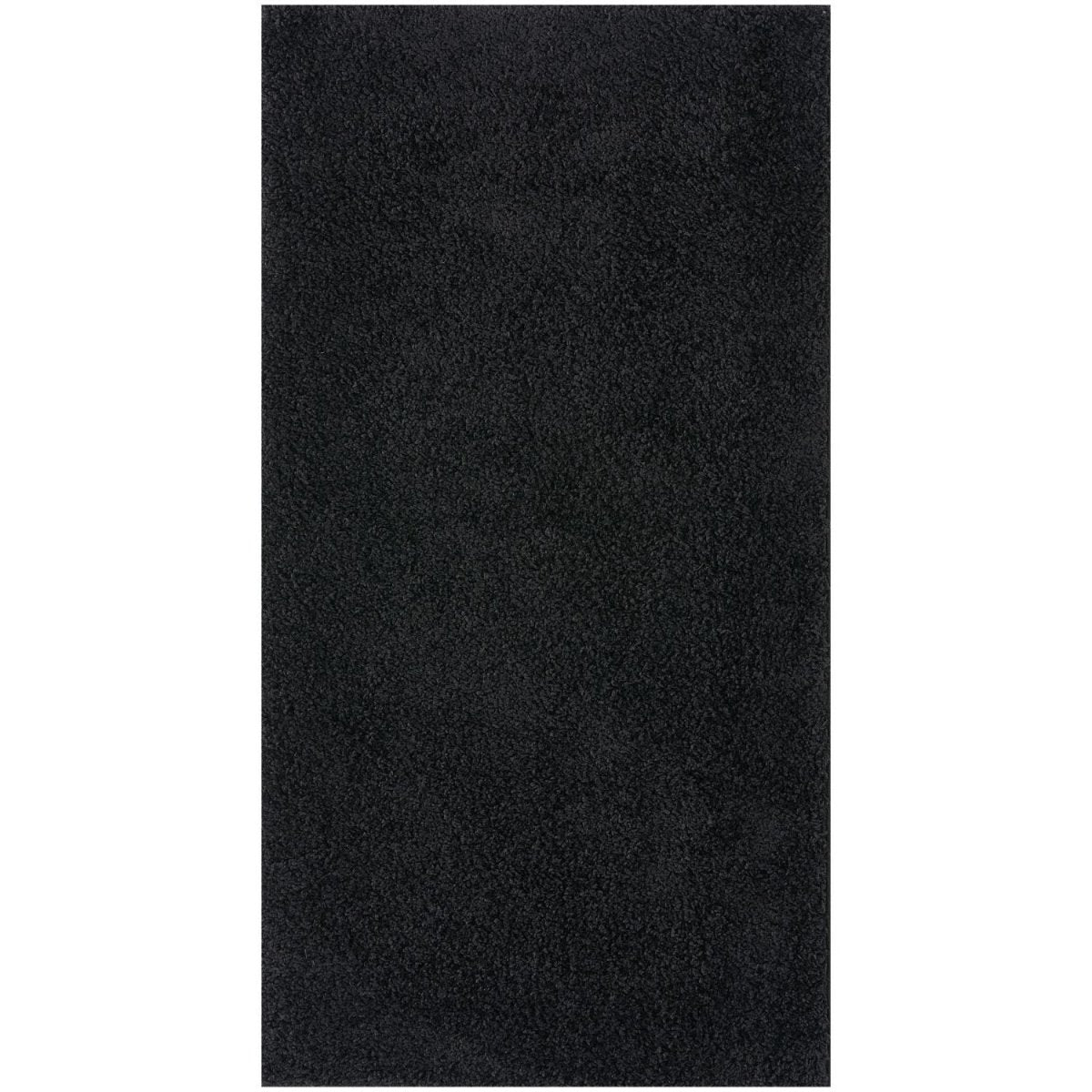 Myshaggy Solid Black Rug - Joe’s Haven